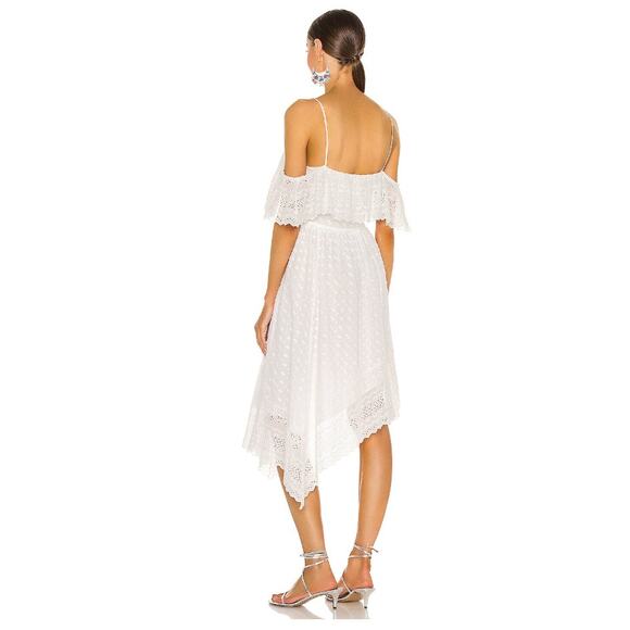 Isabel Marant Etoile Timoria Asymmetrical Dress White Size 2 XS - Picture 2 of 12